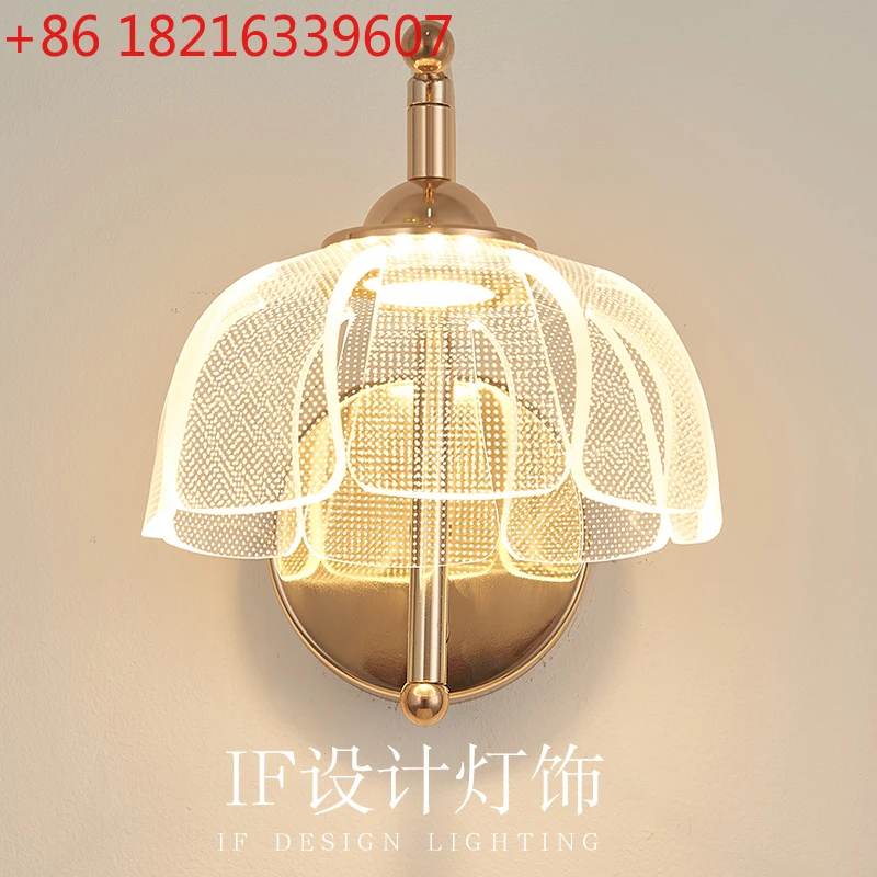

Настенный светильник TAO для спальни, итальянский/французский стиль, для гостиной, фоновый настенный светильник для дома, современный простой настенный светильник для лестницы