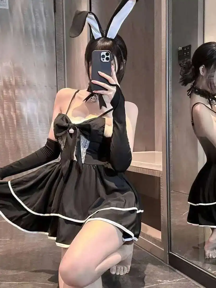 Sexy Grote Strik Kant Mesh Pure Desire Casual Stijl Jurk Ruglooze Diepe V Bretels Heuprevealing Jurk Elegant Charmant Zoet C74F