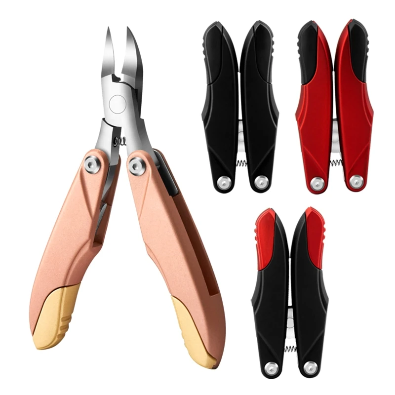 E1YE Multifunction Foldable Olecranon Toenail Trimmer for Paronychia Thick Toenail Ingrown Toenails Nails Cutter