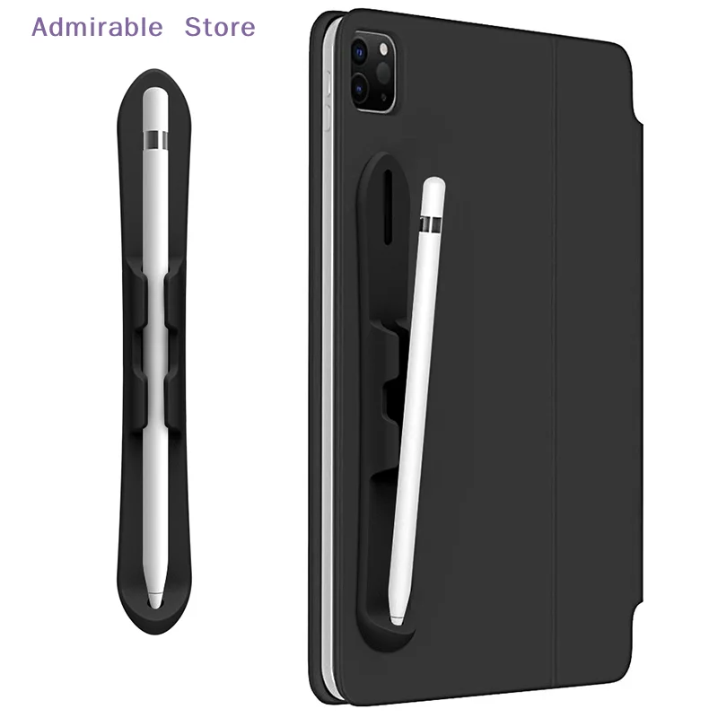 [W]Silicone Pencil Holder Tablet Stylus Pen Slot For  Pencil 1 Or 2 Generation And  Galaxy Tab S6 Lite S7 S8 S9Ultra