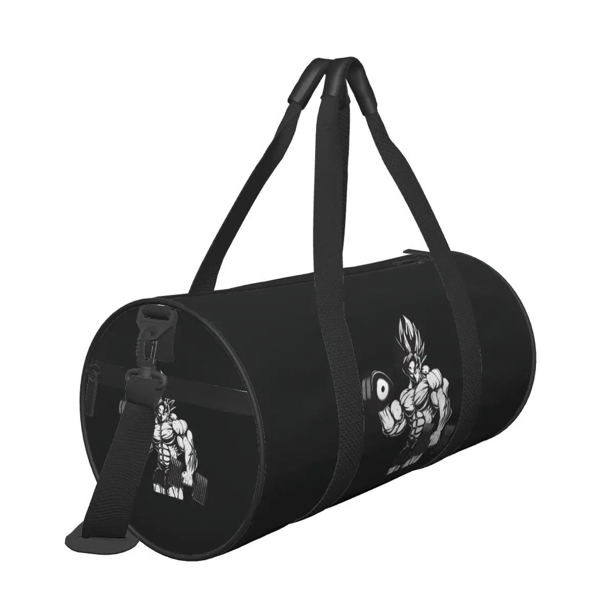 Bolsa de gimnasio motivacional de Anime, bolsas deportivas portátiles, accesorios de gimnasio, bolso impreso de entrenamiento de viaje, bolsa de Fitness Vintage para hombres