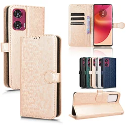 Polka Dot Flip Leather Case for MOTO EDGE 50 FUSION 40 PRO 30 Neo G34 G04 G24 G Power G Play G54 G84 G14 E13 G13 G23 Cover