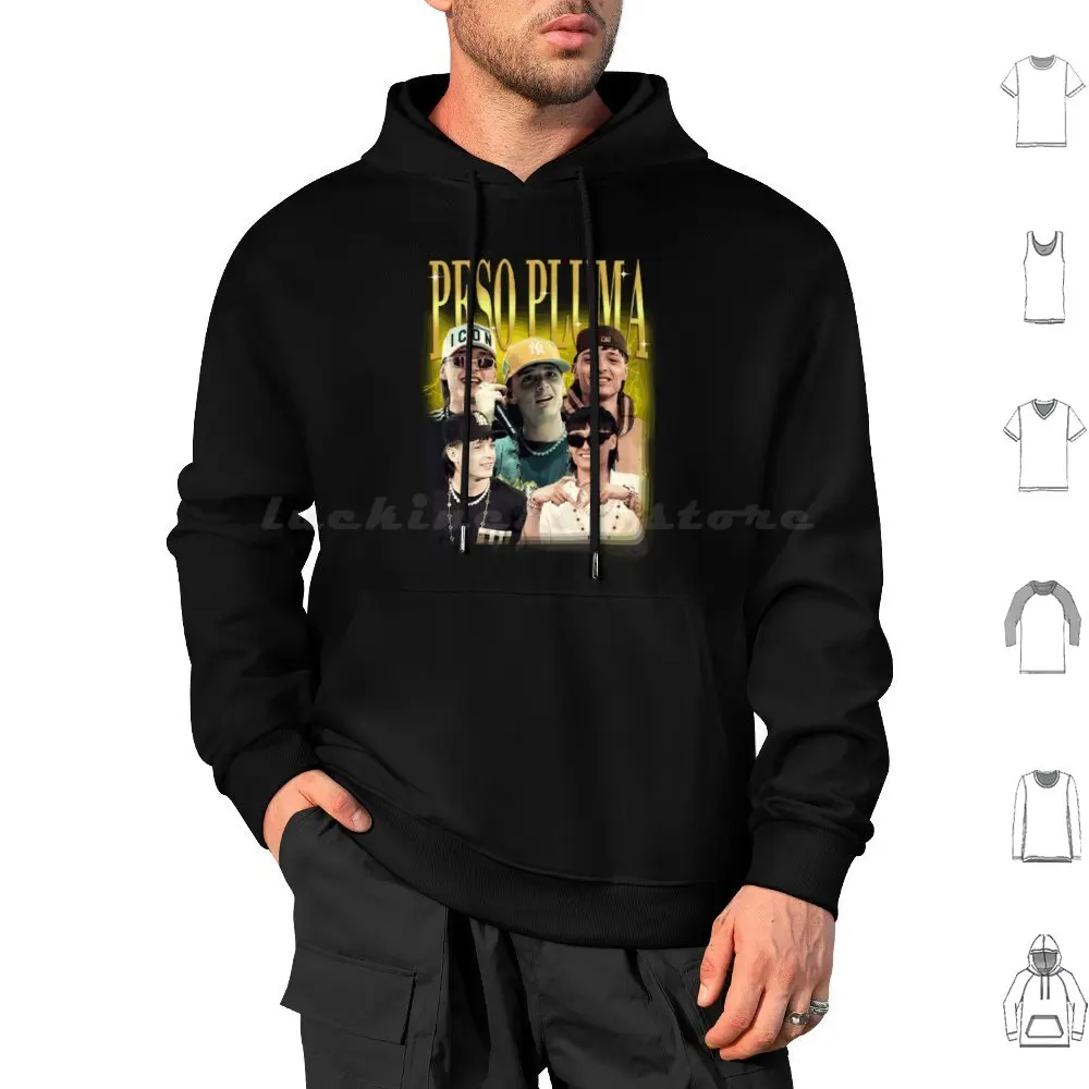 Love From Peso Hoodies Long Sleeve Peso Pluma Peso Pluma Tour Double P Concert 2023 Concert Tour Remix Corridos