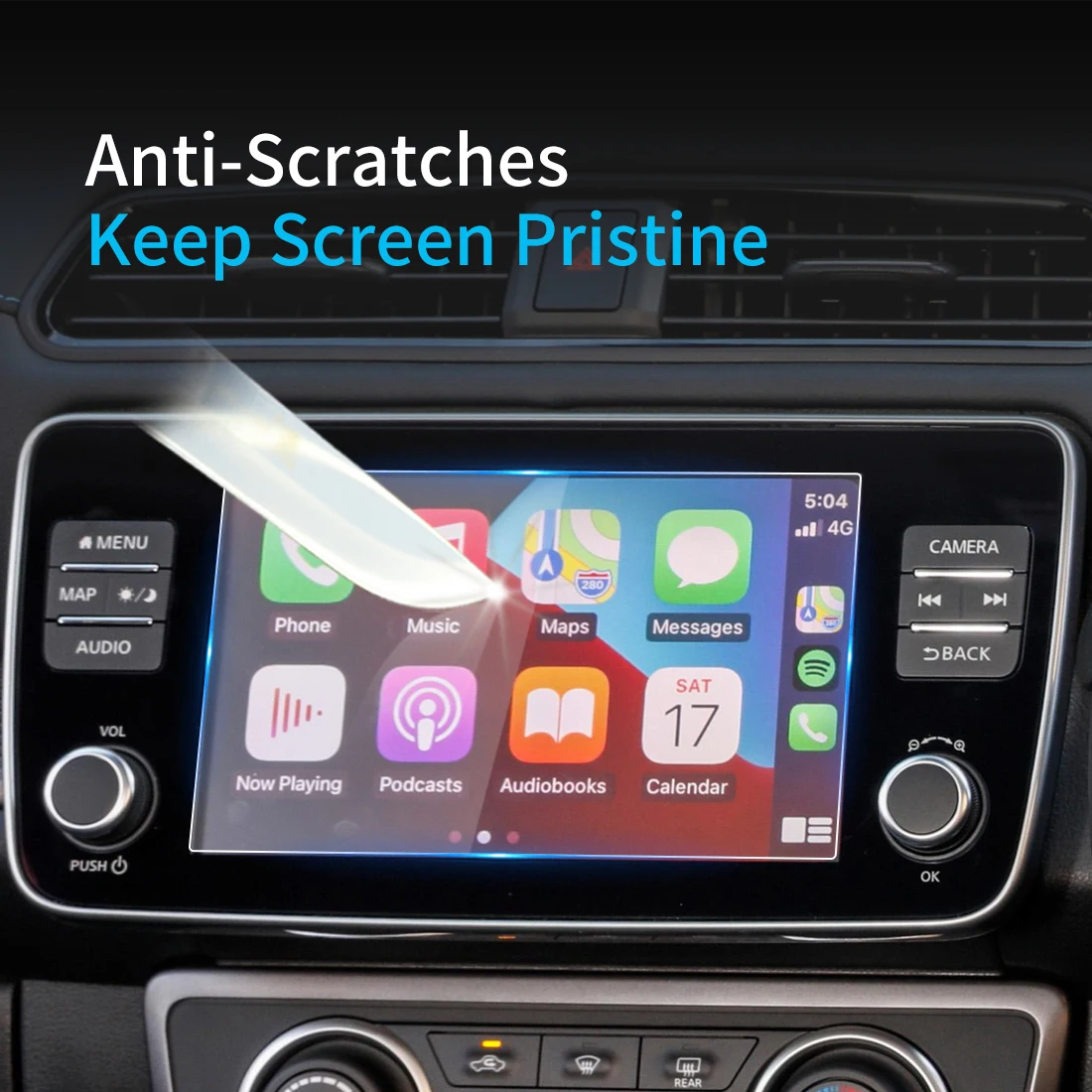 For 2023 Nissan Leaf Screen Protector Tempered Glass Protective Film Navigator Protection Auto Stickers Car Accessories