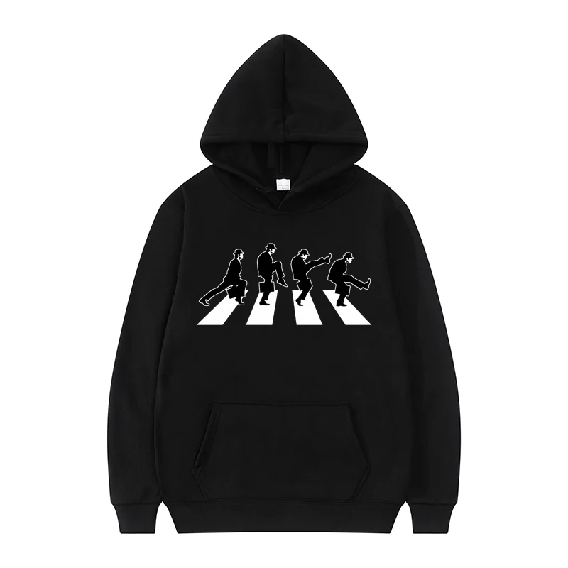 

Fun and quirky pattern printed hoodie for men's hip-hop loose sports shirt comfortable and fashionable clothing casual