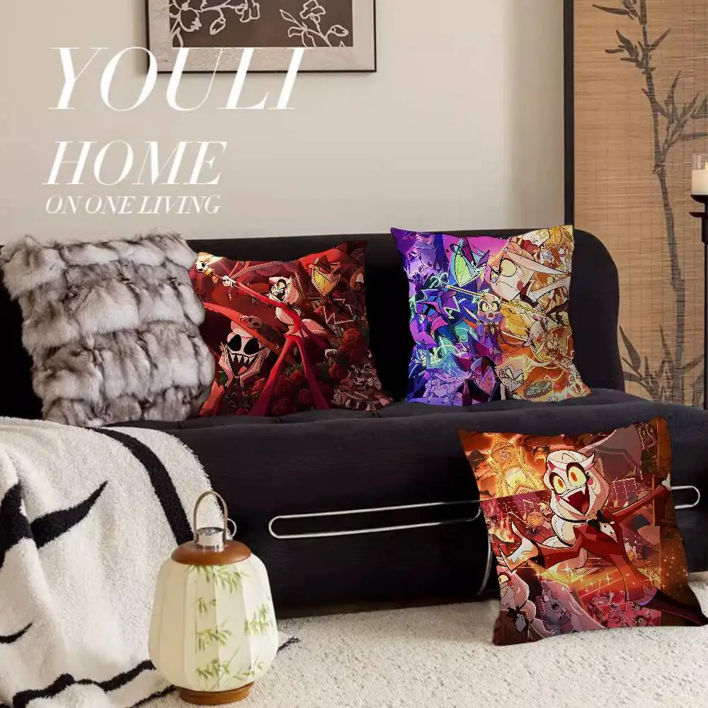 Anime Cartoon Alastor Angel Lucky Dragon pillow cover sofa cushion cover home room decoration children gift