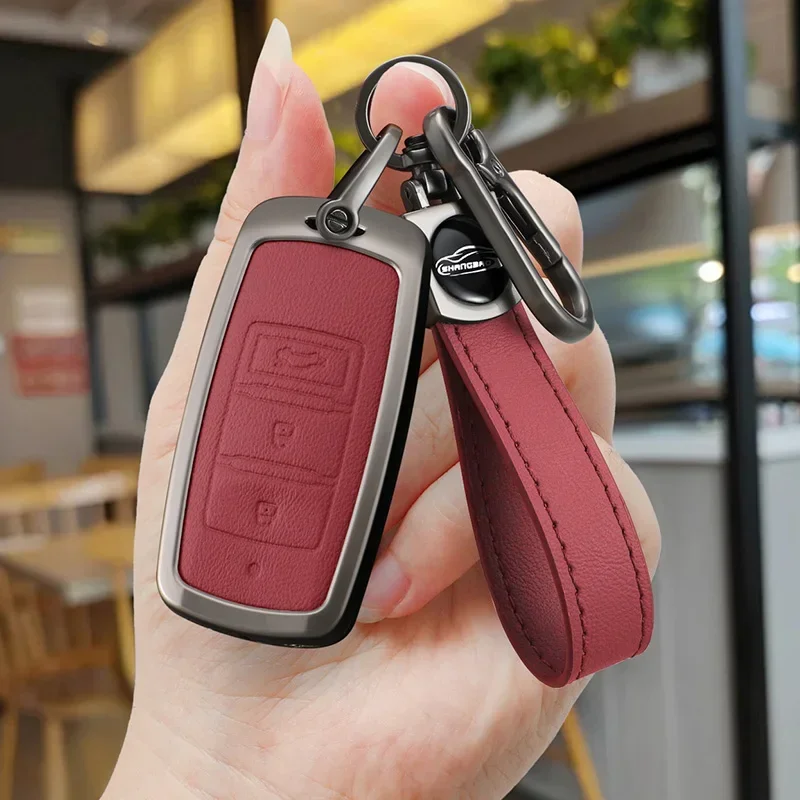 

Zinc Alloy Car Key Protect Case Cover Bag Keychain Housing For Dongfeng Fengon Fengguang Ix5 580 Ix7 Seres Sf5 2021 2022 2023