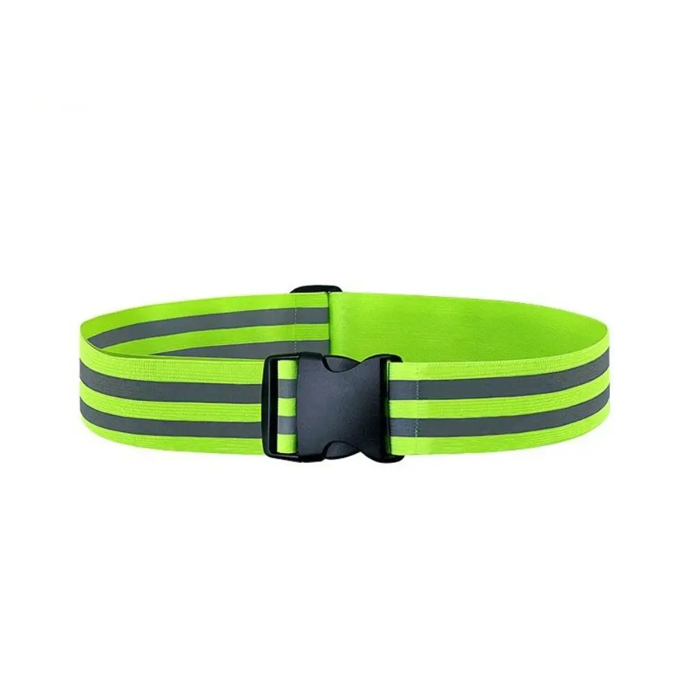 Waist Adjustable Reflective Waistband Belts 5*1*1cm Elastic Sport Safety Belts 8 Colors High Visible Waistband