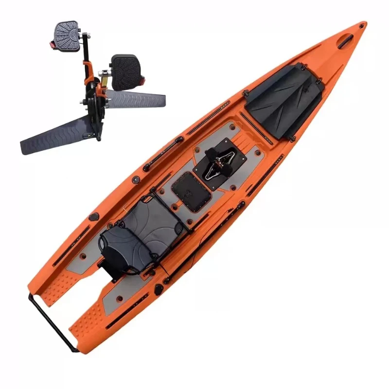 

Canoe pedal platform boat, fishing boat, motor powered, single lure kayak