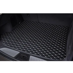 Leather Car Trunk Mat Cargo Liner Boot for Renault Koleos Samsung Qm6 Kadjar 2010 2016 2017 2018 2019 2020 2021 2022 Carpet