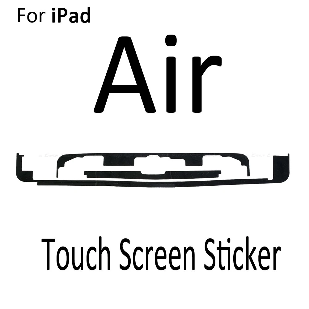 2set For iPad 5 6 2017 2018 Air Mini 1 2 3 4 5 2020 2019 Adhesive Glue Sticker Strip Tape Frame Bezel Touch Screen Digitizer