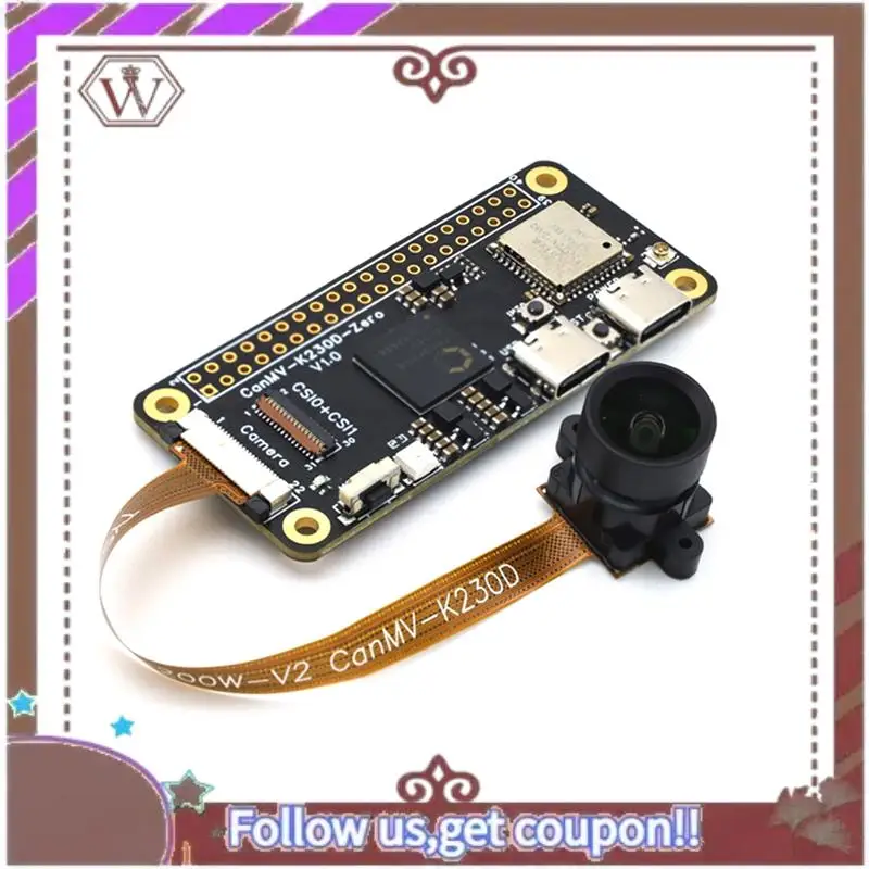 ABBG-Canmv K230D ZERO Development Board Machine Vision Recognition Camera2093 AI RISC-V Motherboard Artificial Intelligence B