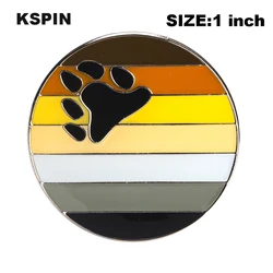 Bear Pride Lapel Pins Badge Brooch Badges on Backpack Pin Brooch