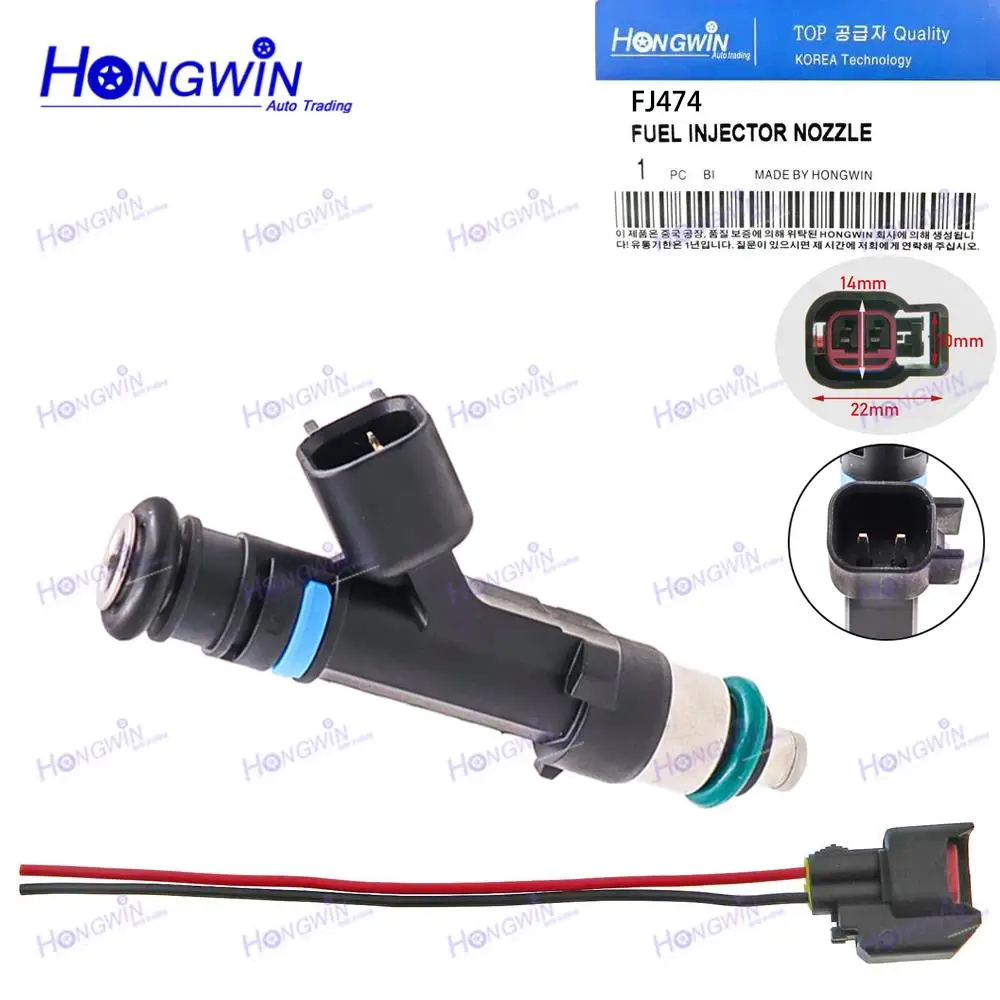 

Совершенно новая топливная форсунка и провод FJ474 для Jeep Liberty Grand Dodge RAM Durango Mitsubishi Raider 0280158020 53032701AA