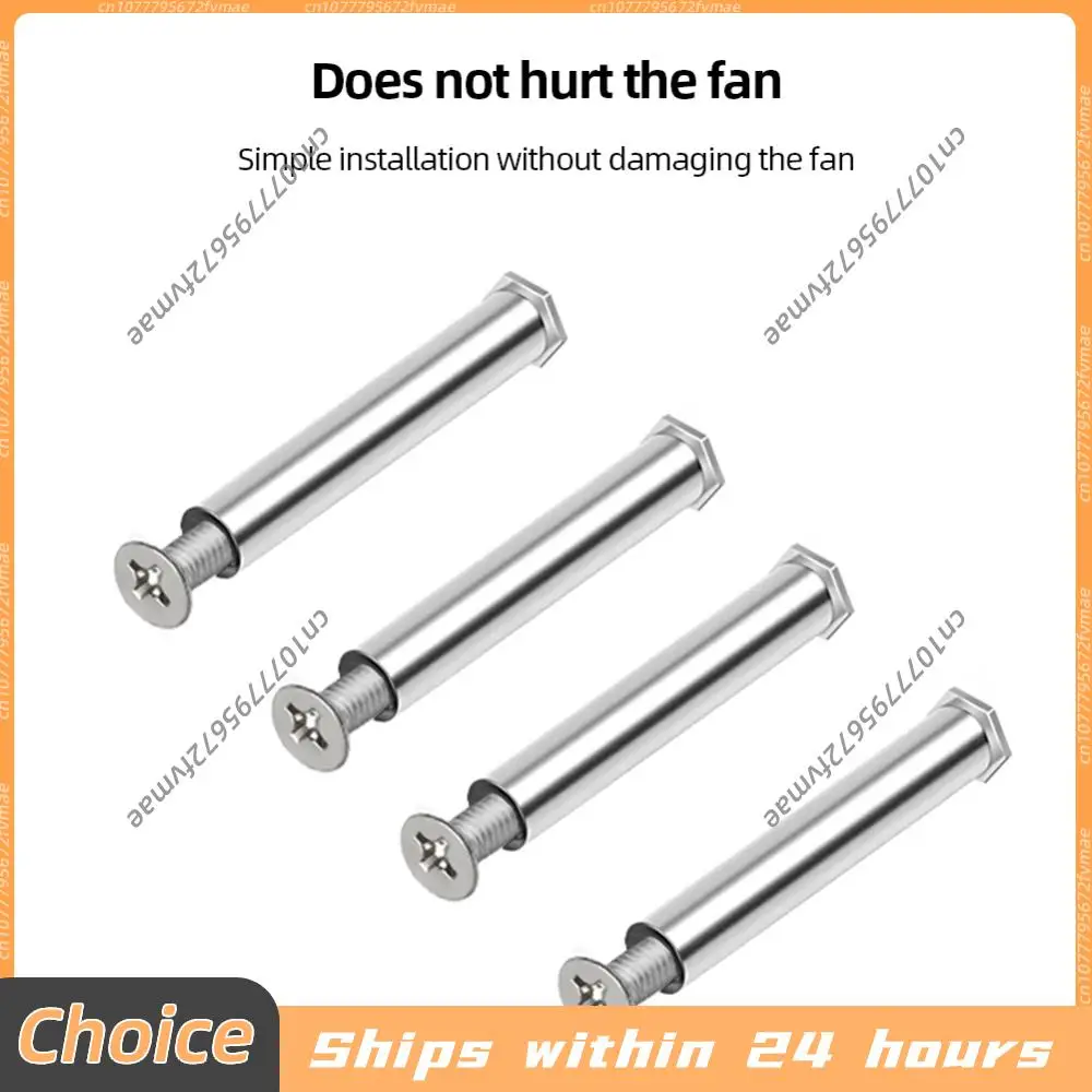 4pcs Cooling Fan Nut Screws Enhanced Stability Fixing Chassis Fan Screws Not Hurt Fan Cooling Fan Mount Screws for PC Case Fan