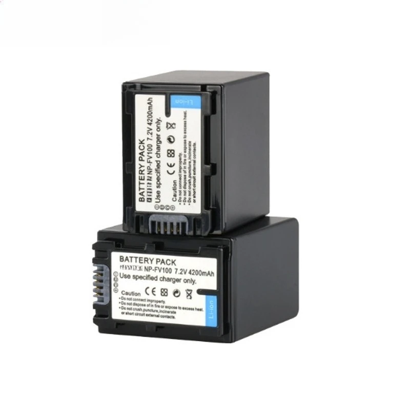 NP-FV100/NP-FV70 Li-ion Battery for Sony HDR-XR550E/XR350E/XR150E CX550E/CX350E/CX15 Camcorder