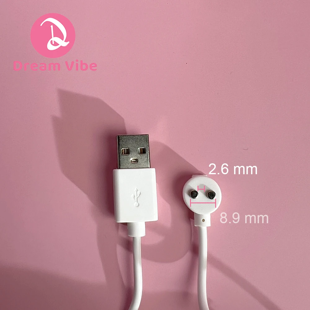 كابل USB 0.8 متر لعبة الجنس المغناطيسي القابلة لإعادة الشحن 1 قطعة شاحن هزاز للكبار مدلك المرأة ملحق إمدادات الطاقة #6