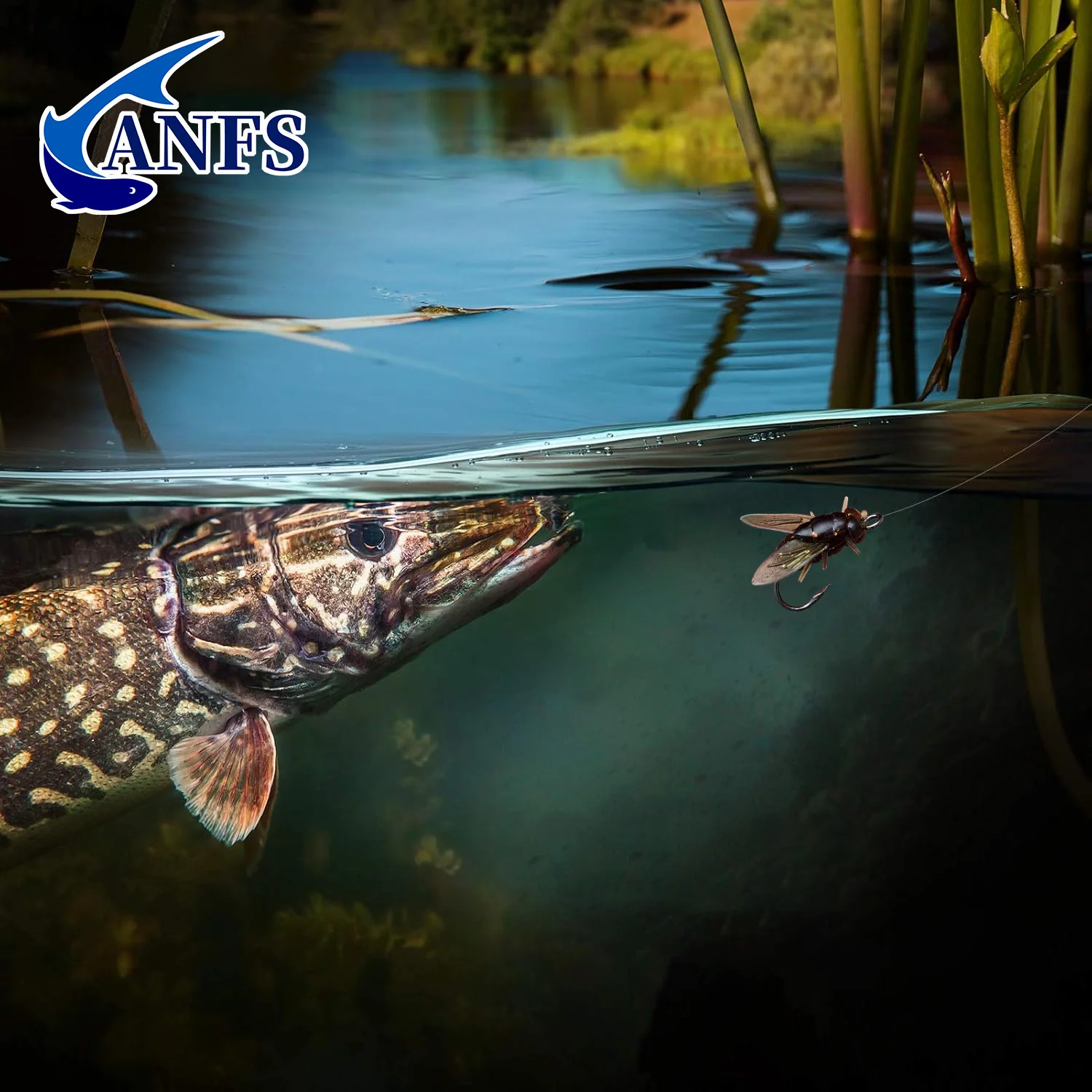 ANFS Vinilos realistas – Juego señuelos blandos para pesca deportiva - imagen 2