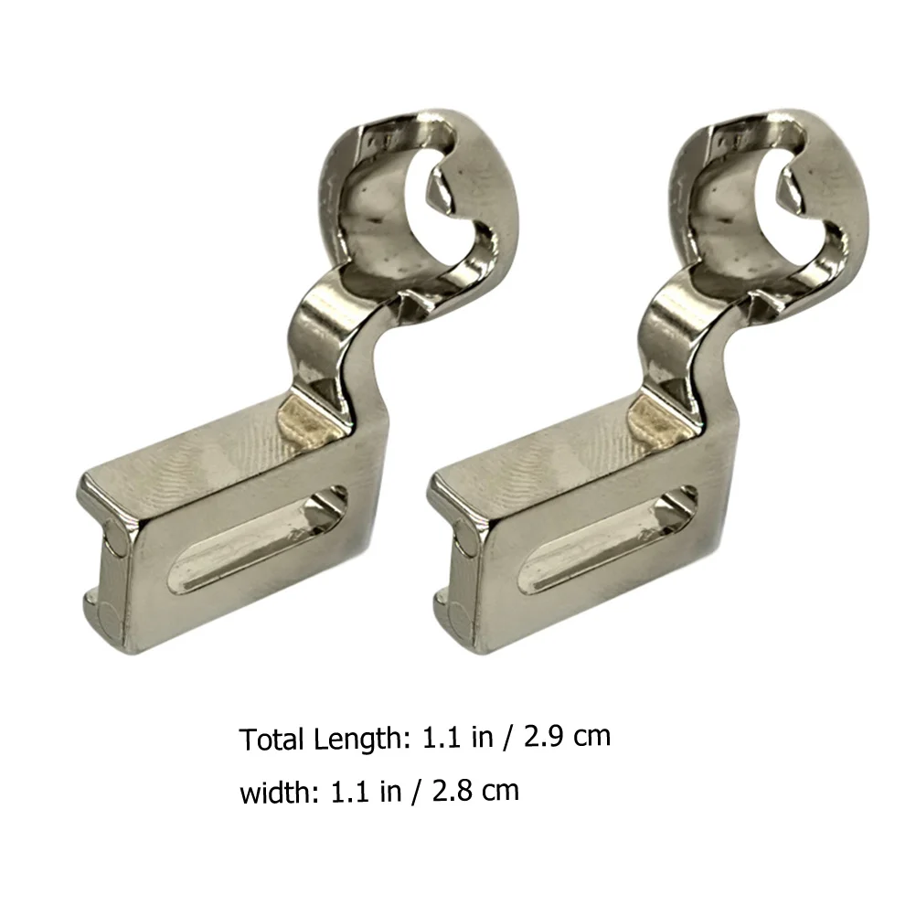 

2Pcs Sewing Machine Presser Feet Premium Zinc-Alloy Durability for Long-Lasting Use Easy Installation Home Sewing Quilting