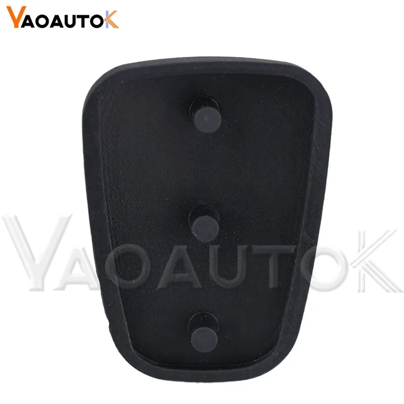 Replacement 3 Buttons Rubber Pad Car Key Shell For Hyundai IX35 I30 Accent Kia K2 K5 Rio Flip Remote Car Key Push-button Replace