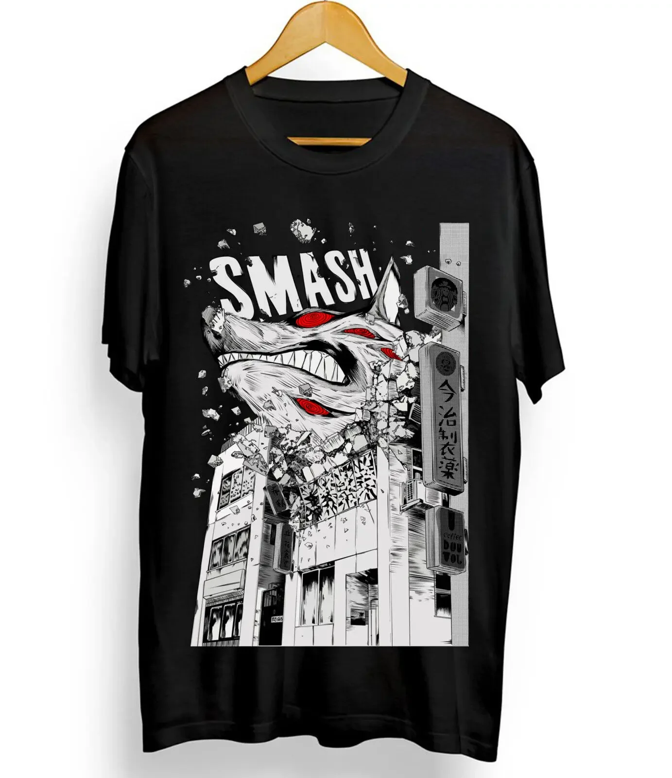 

Chainsaw Man Dog Smash T-shirt kobeni, beam, devil, man, quanxi, angel devil