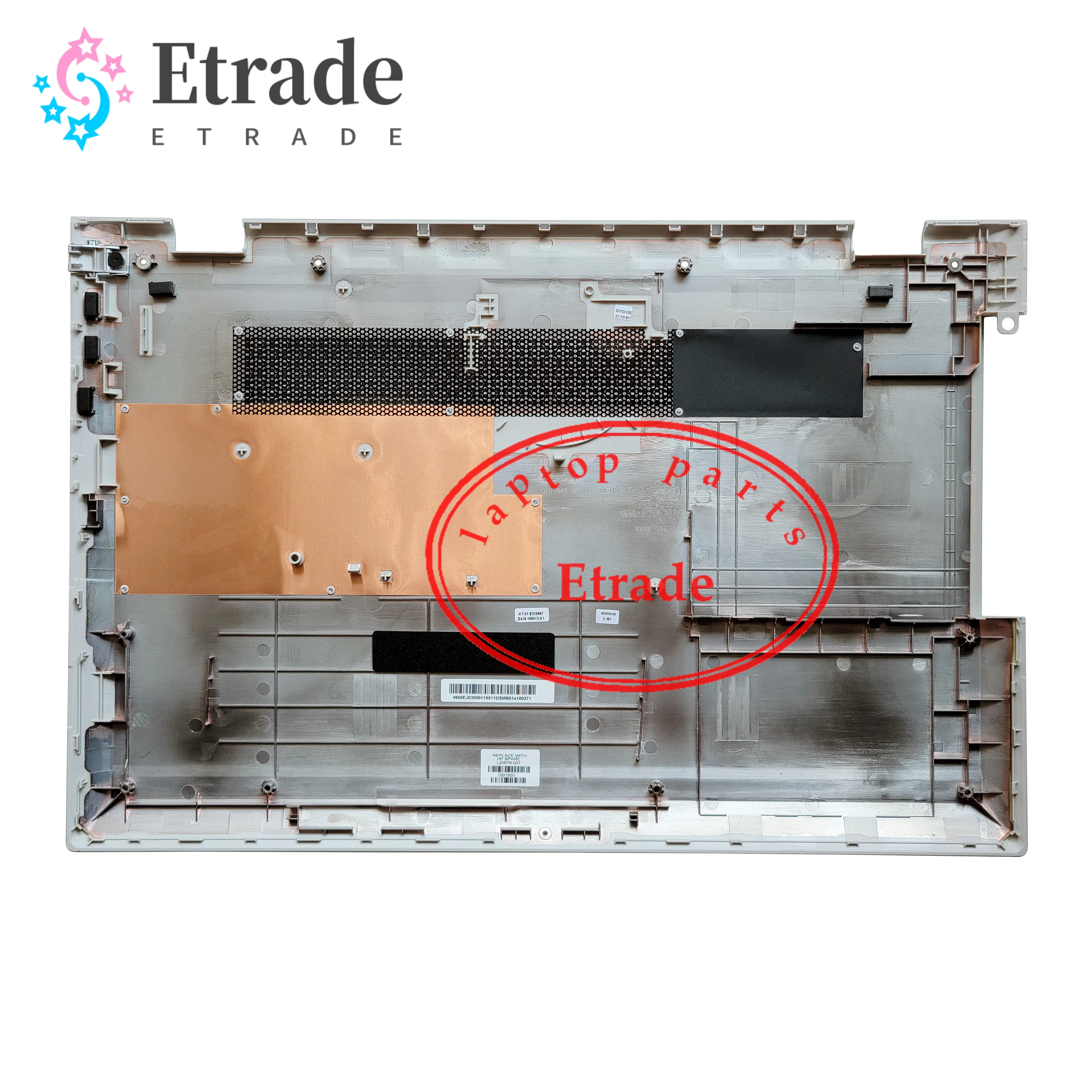 Imagem -03 - Original para hp Envy 17-bw 17m-bw001xx Tpn-w137 Série Tampa Base Inferior Caixa Inferior L20679001 Novo