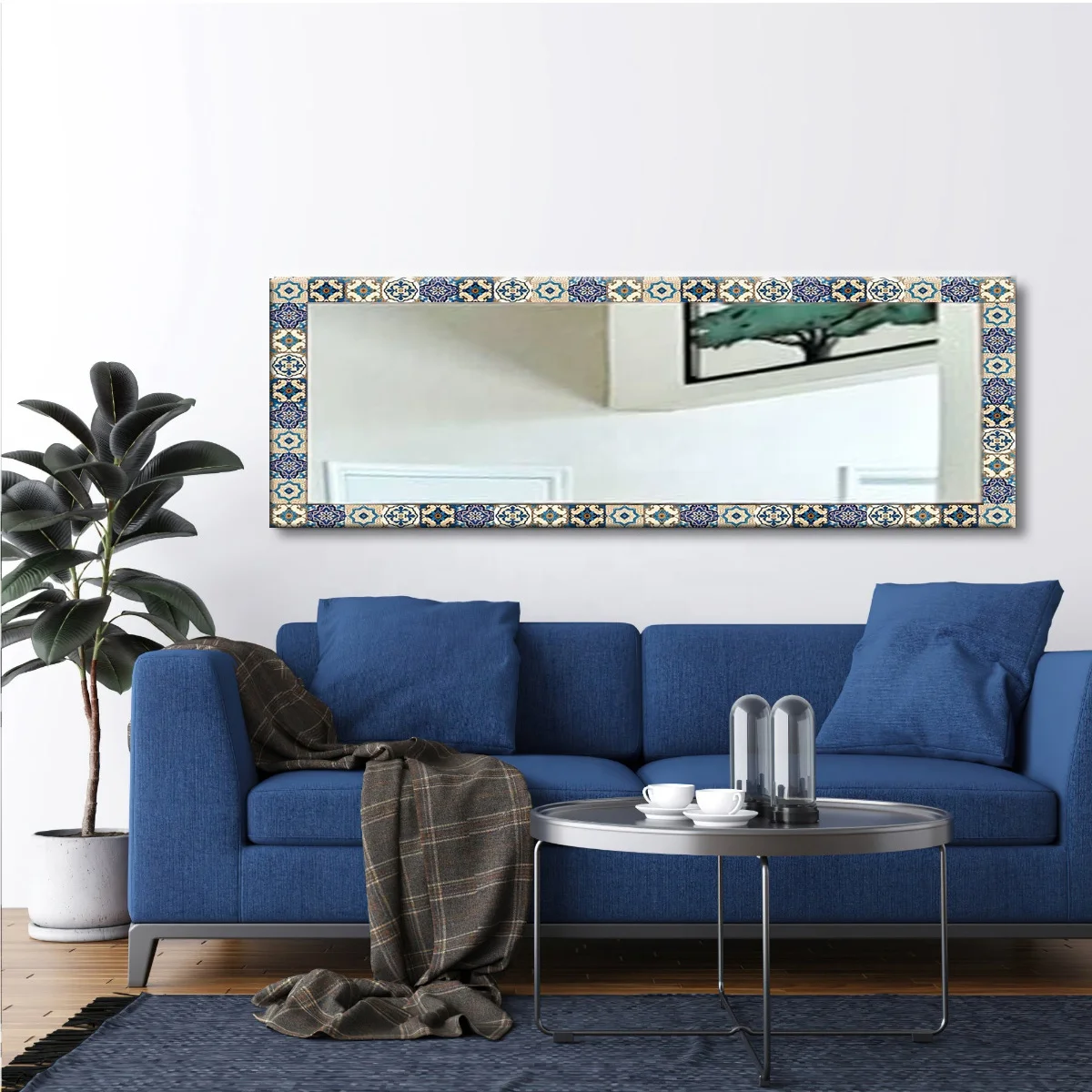 Large wall mirror decor Modern Islamic Wall Art framed decor wall full length stand floor mirror Arabic Calligraphy Eid Gifts