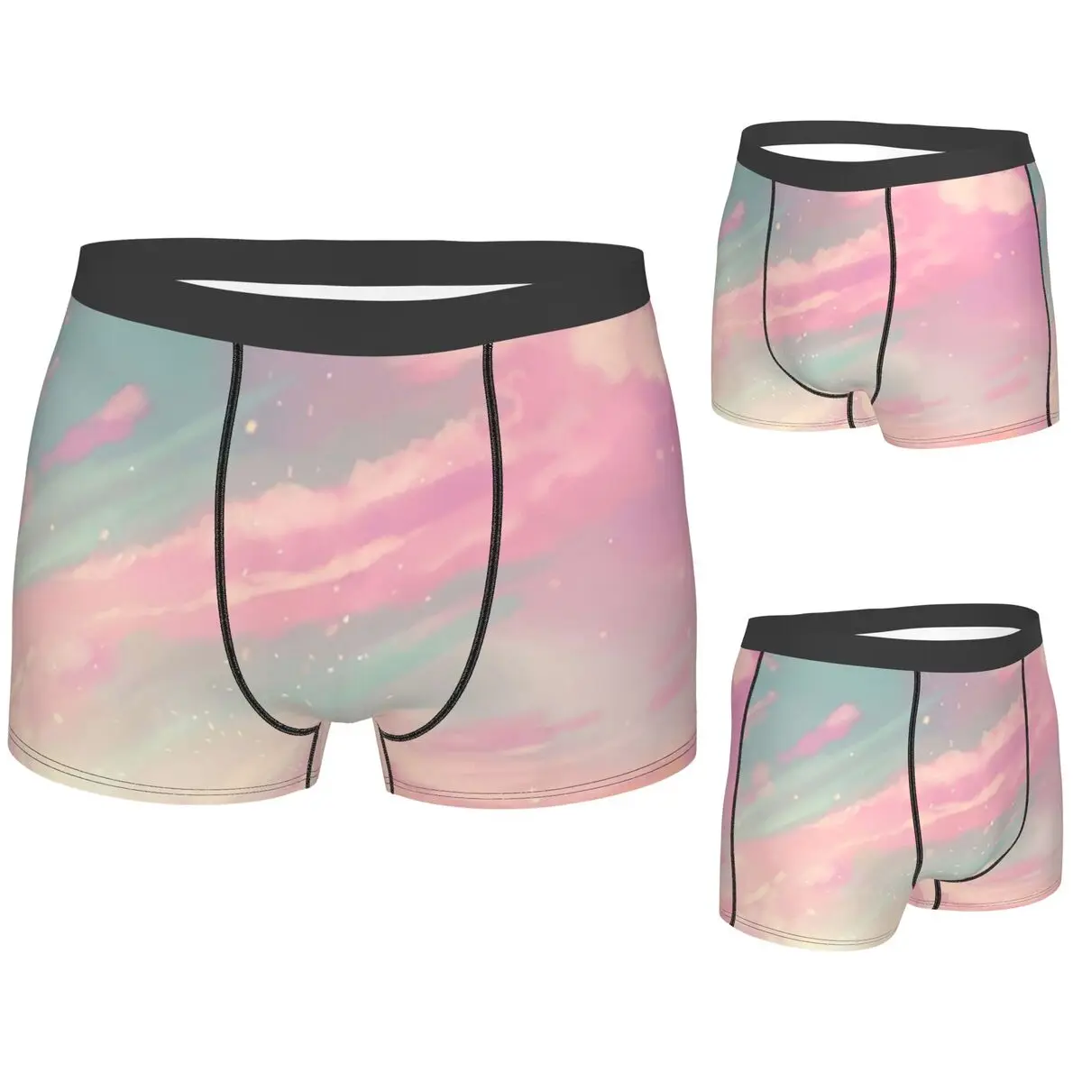 

Boxer Underpants Shorts Dreamy Cloud Panties Men Soft Underwear for Homme Man Boyfriend Gifts