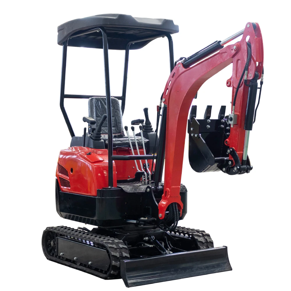 Diesel engine track Mini excavator construction machine micro digger