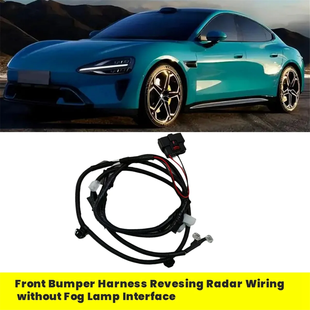 1489045-05-D Car Front Bumper Harness Reversing Radar Wiring Without Fog Lamp Interface for Tesla Model Y 2024 148904505