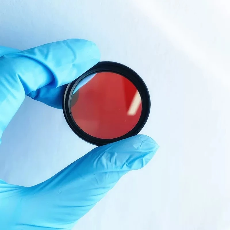1PCS 24-40.5mm Lenses 650nm Red Light Transmission Narrowband Filter NBP650-40K Lens