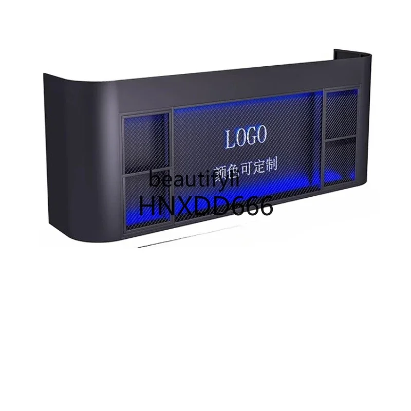 Página de pago retro de estilo Industrial para el hogar, sala secreta, barra de escritura, comedor, mostrador de recepción, barbacoa, barra de esquina para coche