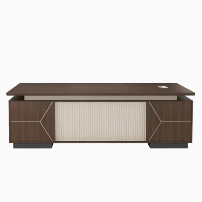 Wooden Furniture 3D Printing Design Executive Desk
