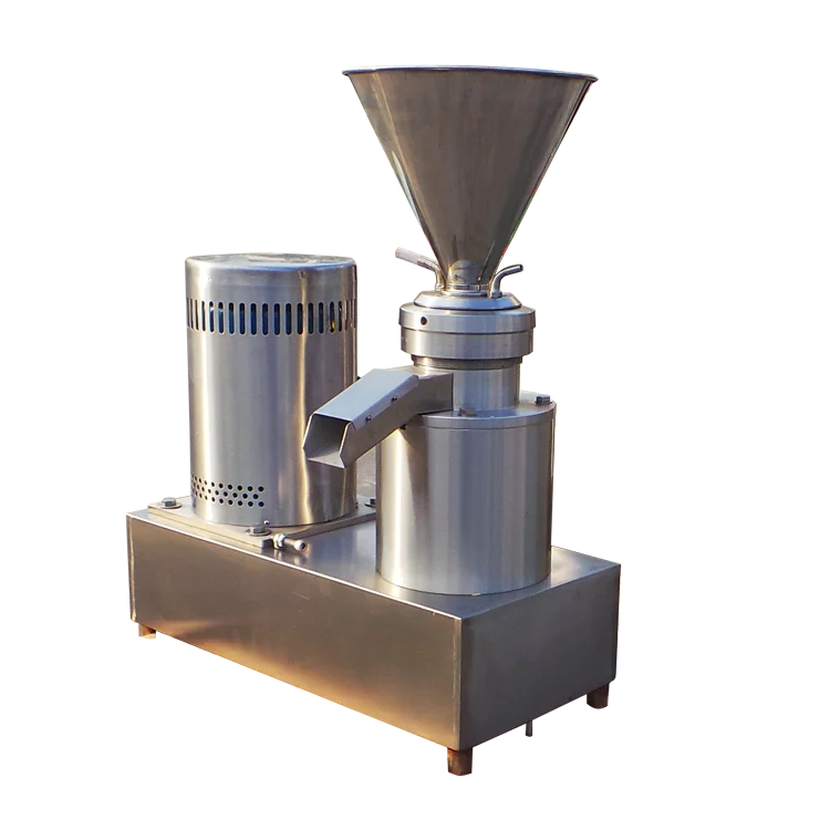 Colloid Mill Machine Small Stainless Steel Shea Sesame Beans Tomato Chili Sauce Peanut Butter Making Machine Nut Grinder Maker