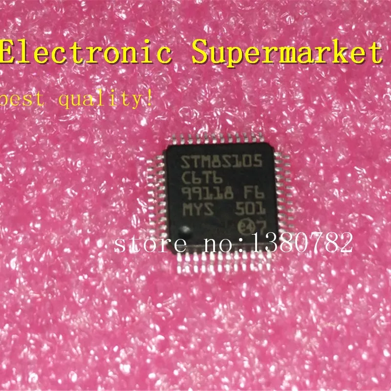 

Free Shipping 20pcs/lots STM8S105C6T6 STM8S105 TQFP-48 New original IC In stock!