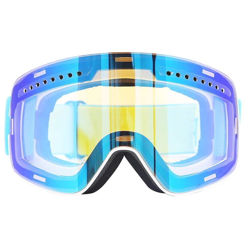 Magnetische Skibril Winter Sneeuw Sport Snowboard Goggles Anti-Fog Uv Bescherming Sneeuwscooter Sferische Paardrijden Skiën Eyewear Masker