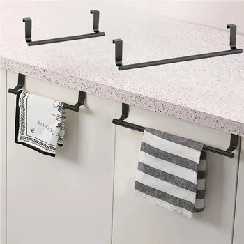Over Door Stainless Steel Towel Rack 1
