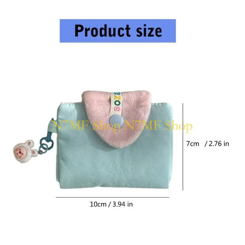 

N7MF Portable Earphone Case And Coin Bag Small Lipstick Storage Bags Change Pocket