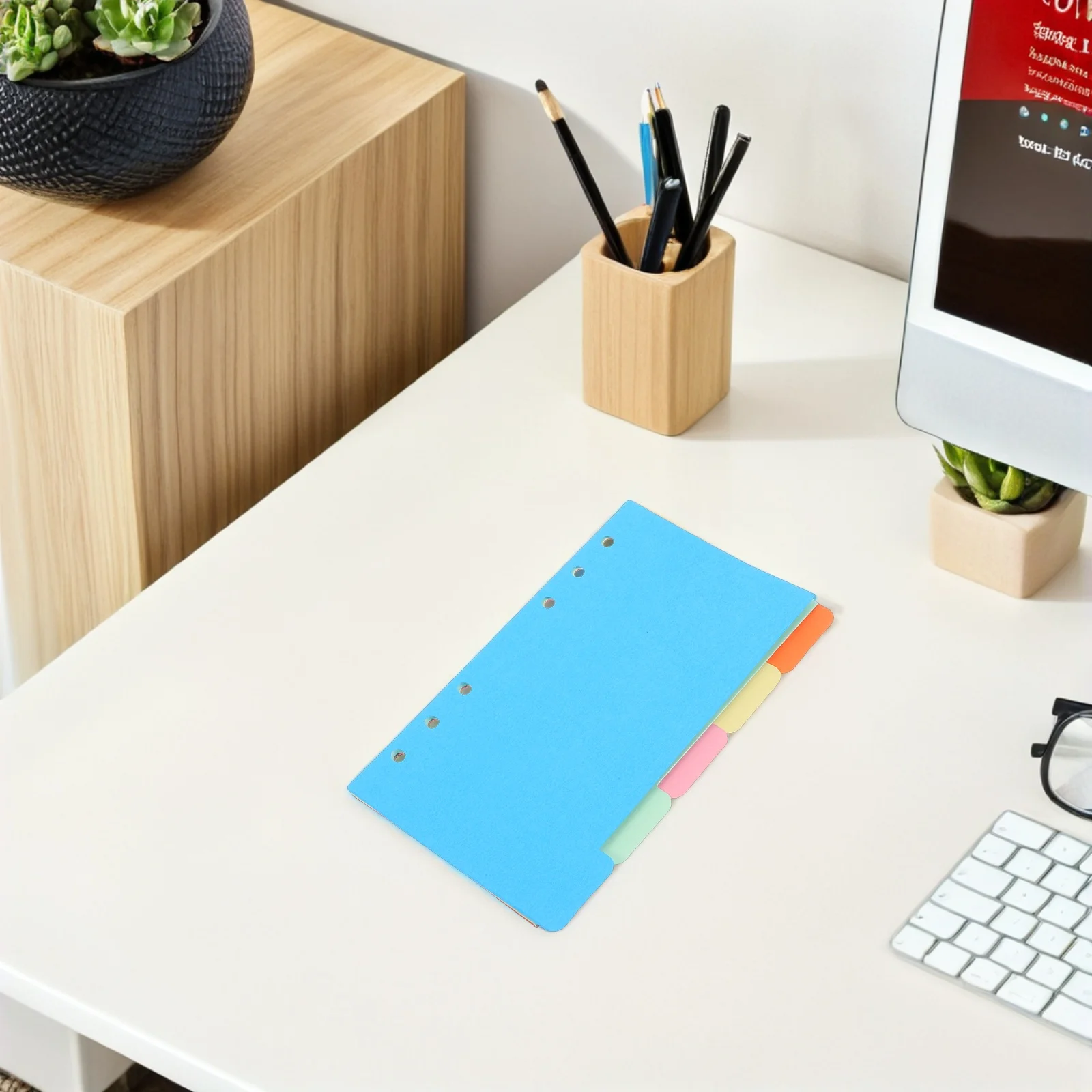 

6 Sets Separating Page Loose Leaf Paper Replacement Core Smooth Writing for Planner Notebook Stationery Gift Index