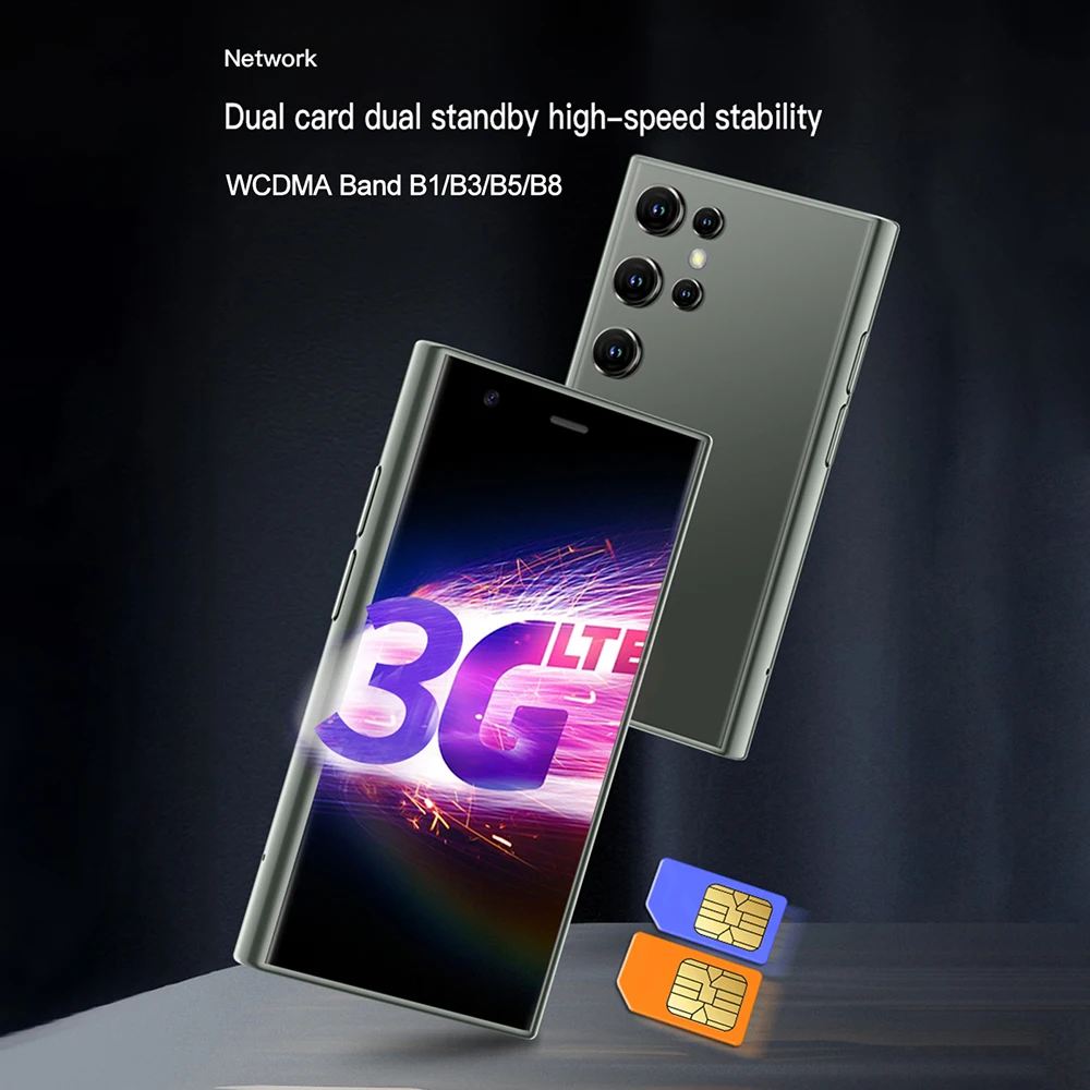 Soyes S23 Pro 3.0 Inch Little Android8.1 Smartphone 2Gb Ram 16Gb Rom Dual Sim Standby 1000Mah 3G Netwerk Compact Mobiele Telefoon