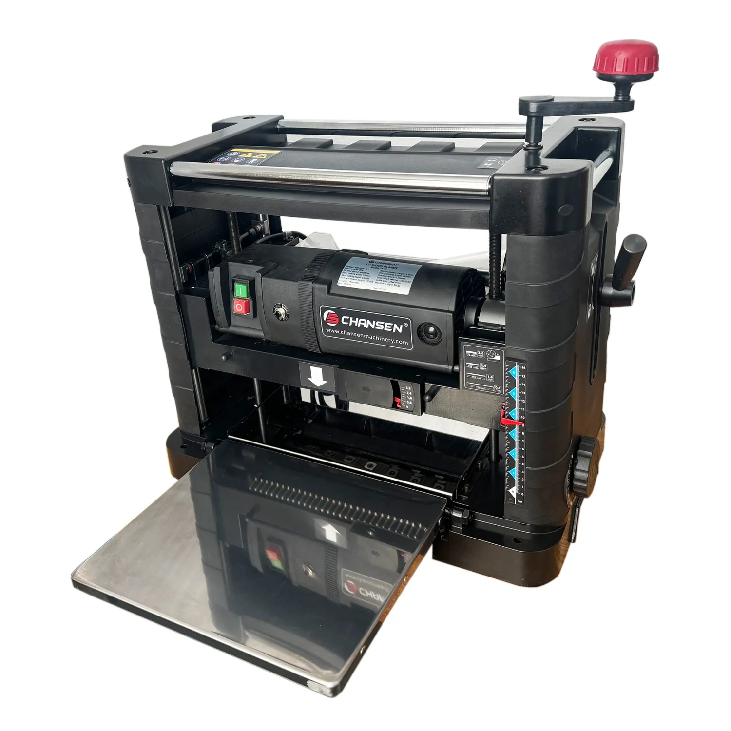 

【Hot】Woodworking Machine Item#22139 13" Benchtop Wood Thickness Planer with Helical Cutterhead