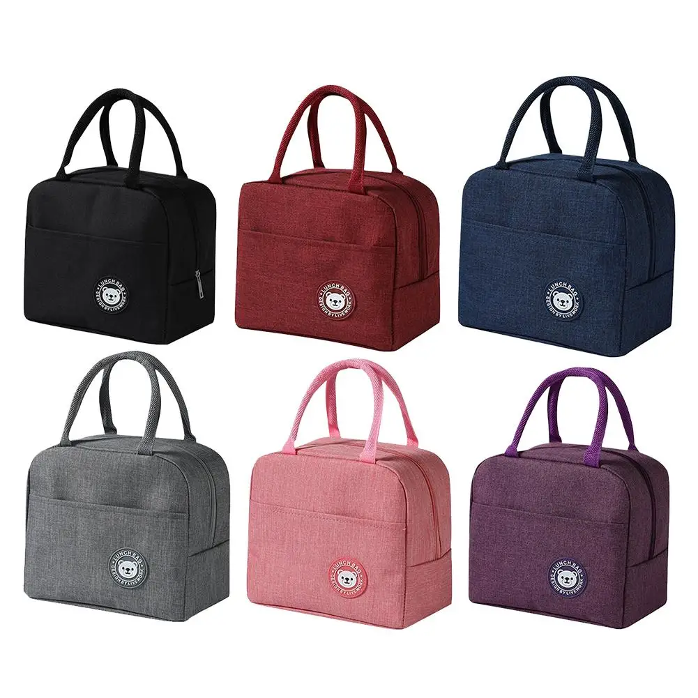 Lunch-Tasche Wiederverwendbare Isolierte Thermotasche für Damen und Herren Multifunktionale Aluminiumfolie Kühltasche Wärmeisolierende Lunch-Box Auslaufsicher Wasserdicht