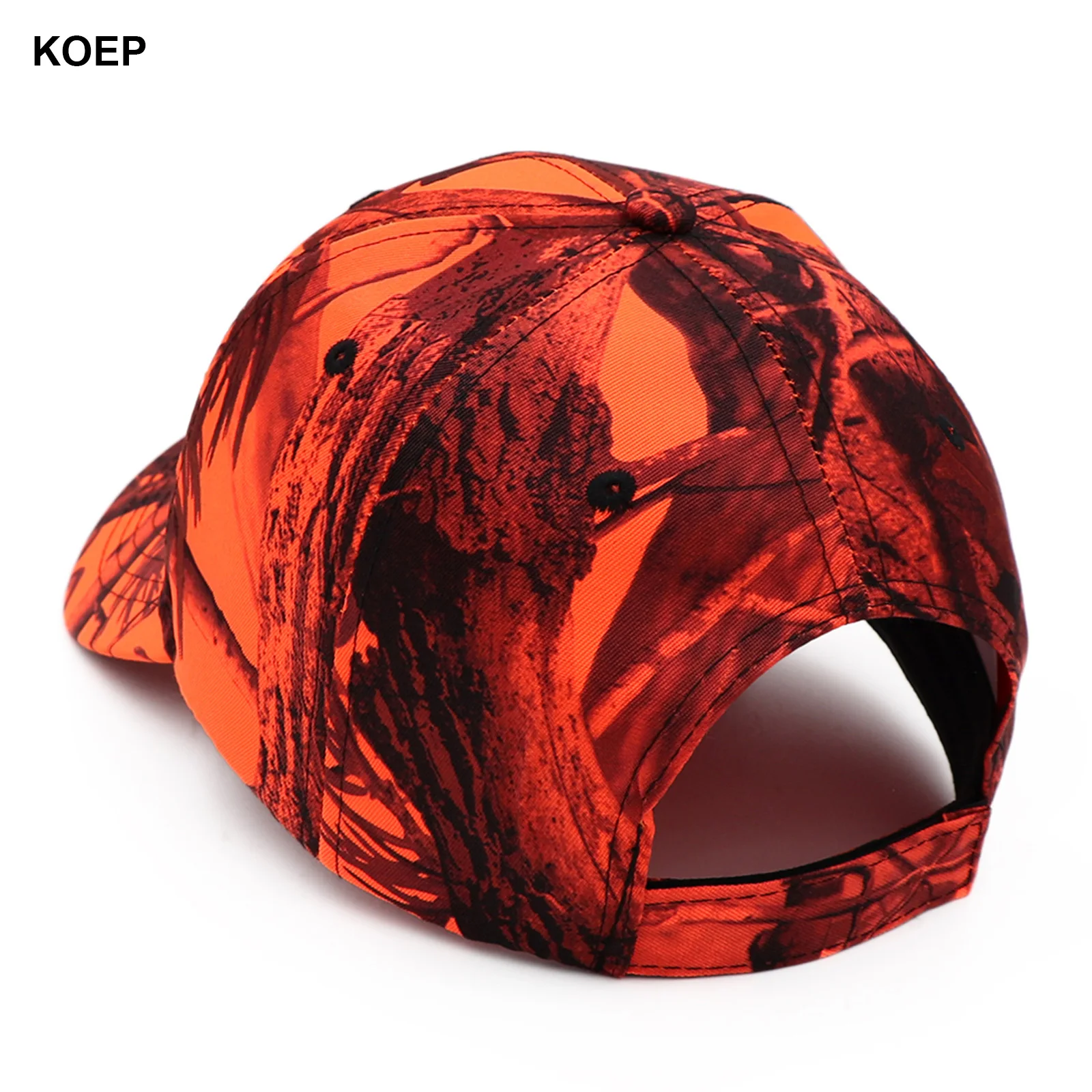 Koep Outdoor Angel kappen Dschungel baum Orange Tarnung Baseball mütze Jagdhut Baumwolle Papa Hysterese nhüte kbrt5