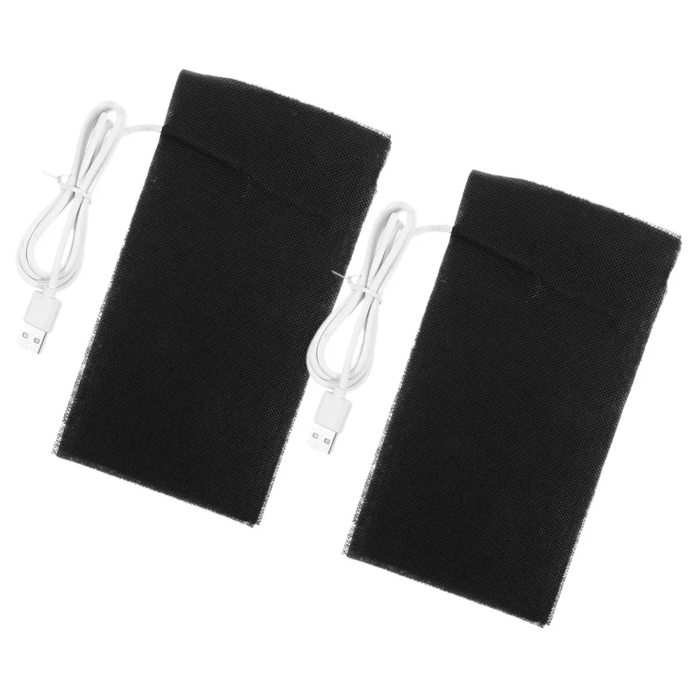 

2Pcs USB Reptile Heat Pad Electric Cushion Fast Heating Stylish Comfortable for Lizards Snakes Pets Heat Pad for Reptiles