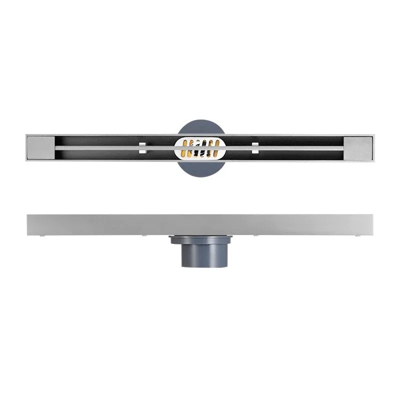 

Bathroom thickened stainless steel narrow and long linear floor drain Extended strip floor drain