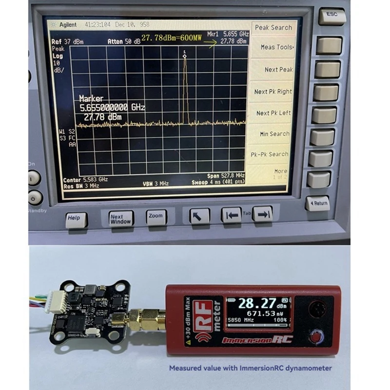 RC用の調整可能なVTX送信機,長距離,レーシングドローン用,5.8g,40ch,25 mw,100 mw,200 mw,400 mw,600mw,7-26v