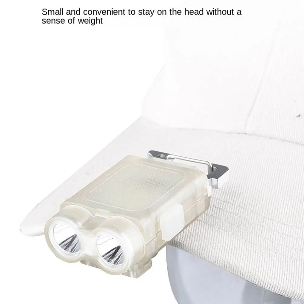 6 Modes Keychain Light Magnetic Dual Light Source Fluorescent Flashlight Waterproof Lightweight Hat Lamp Outdoor Fishing