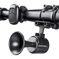 Bicycle Bell with 300mAh Battery 120dB Electronic Bike Horn Remote Trigger Loud Bike Bell for Adults/Kids