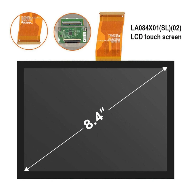 Top!-8.4Inch Uconnect 4C UAQ LCD Display LA084X01 SL01 For Jeep RAM Chrysler Charger 2017-22 Navigation Radio Touch Screen