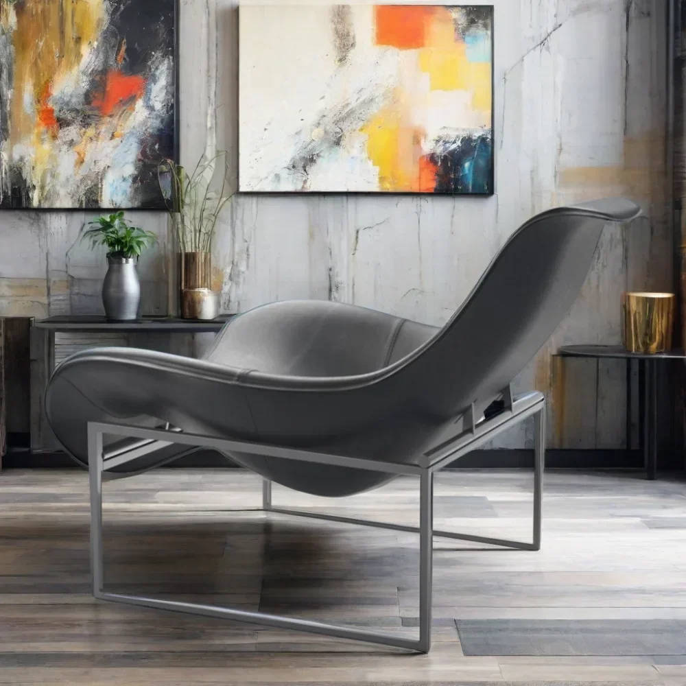 

-For chair home furniture hand made italian leather accent living room furniture single sofa living room chairs&